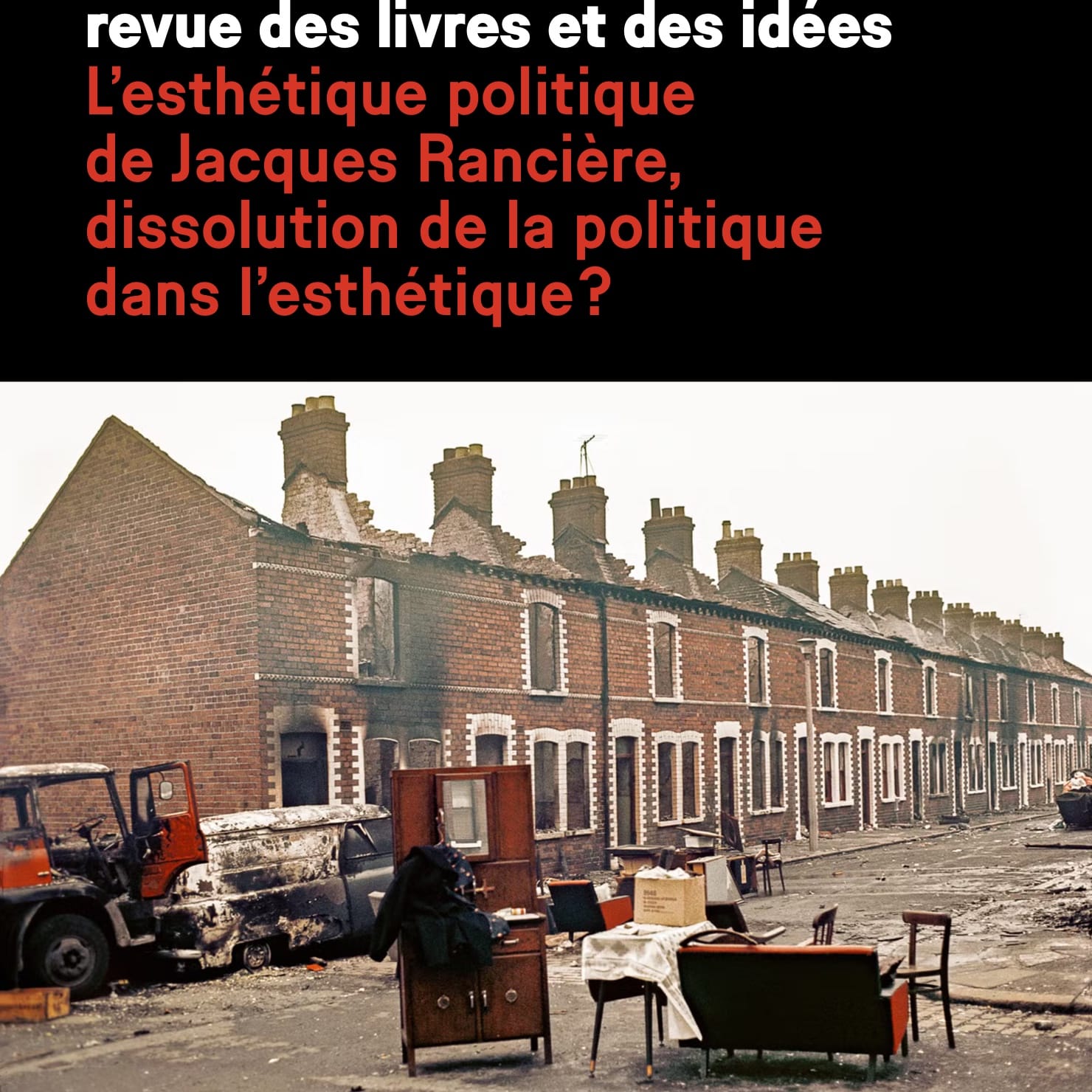 L’esthétique politique de Jacques Rancière, dissolution de la politique  dans l’esthétique ?